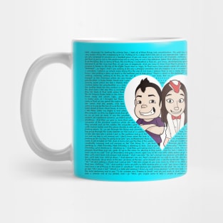 Matt's Engagement Story Mug